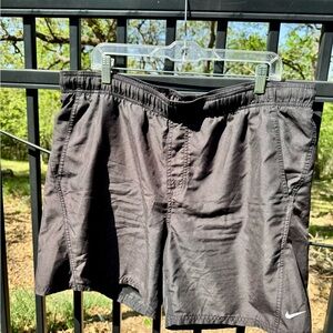 Nike Men’s Large Swim Shorts in Black w/Embroidered Logos